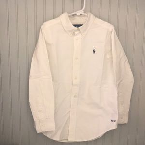 Boys long sleeve, button down shirt